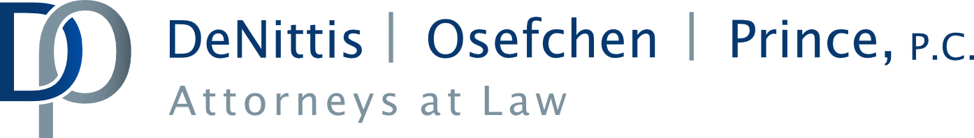 DeNittis Osefchen Prince Class Action Lawyers website official header logo.